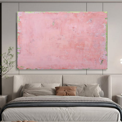 Pale Pink with Subtle Textures - Soft Color Field Art CT1791