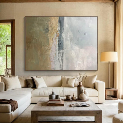 “Muted Landscape Impressions” Abstract Acrylic Art CT0308