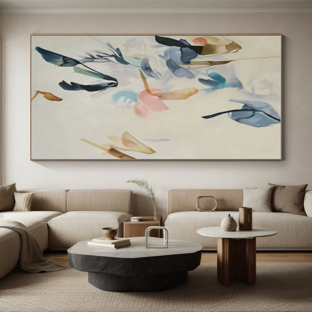 “Pastel Floral Watercolor” - Abstract Floral Art CT0456