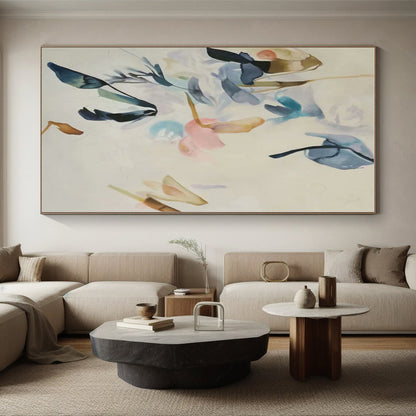 “Pastel Floral Watercolor” - Abstract Floral Art CT0456