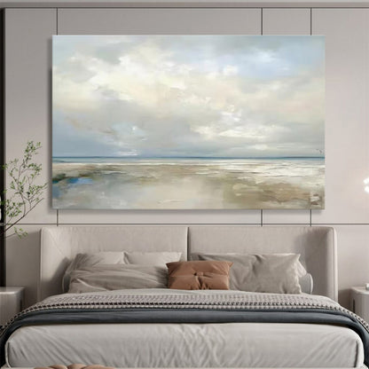 Light and Airy Beach Scene (Repeat) Painting On Canvas DKH326