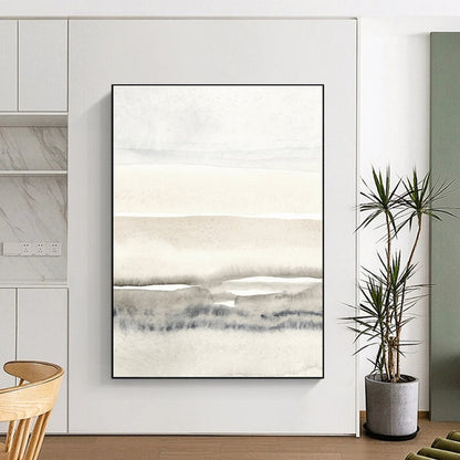 “Gradient Gray Horizons” – Abstract Watercolor Scene with Subtle Layer Transitions CT2055