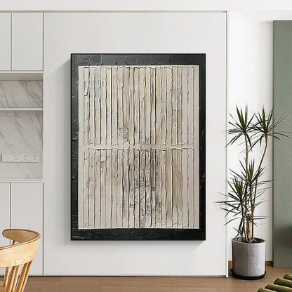 “Textured Neutral Abstract” - Abstract Painting On Canvas CT2352
