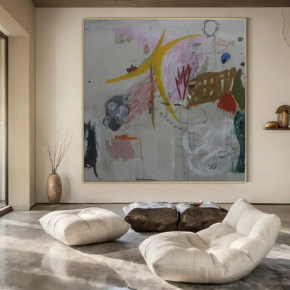 Mixed - Element Abstraction - Mixed - Media Abstract Painting CT1408