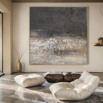 “Weathered Textured Abstract” ，Abstract Textured Acrylic Painting CT0947