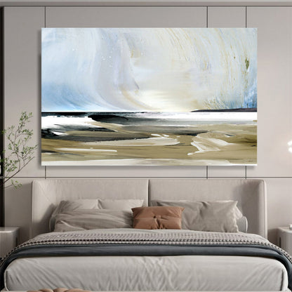 “Coastal Abstract” Seaside - Inspired Painting On Canvas DLZ116