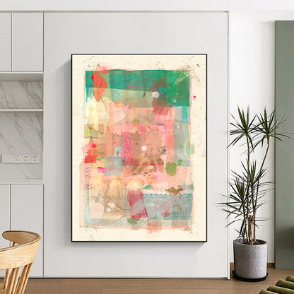 “Earthy Collage” - Abstract Textured Layered Art on Canvas CT1867