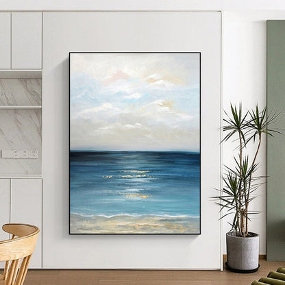 “Calm Sea at Sunset” - Impressionistic Marine Art CT2020