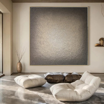 Beige Subtle Texture - Minimalist Textured Acrylic Painting CT1366