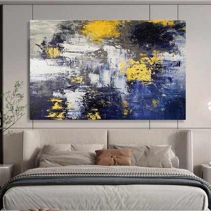 Dynamic Abstract Waters - Abstract Expressionist Painting On Canvas DKH649