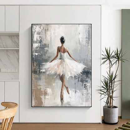 “Impressionistic Ballerina” – Oil Painting On Canvas CT2174