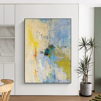 Colorful Abstract Chaos - Expressionist Abstract Painting On Canvas CT2275