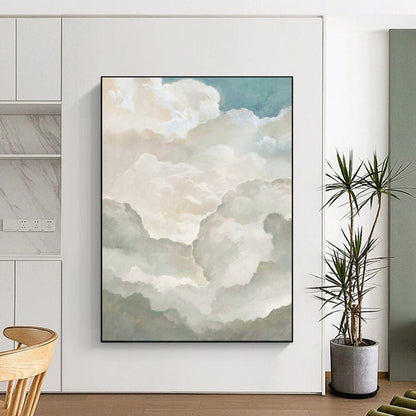 “Soft Cloud Layers” - Impressionistic Cloud Painting CT1992
