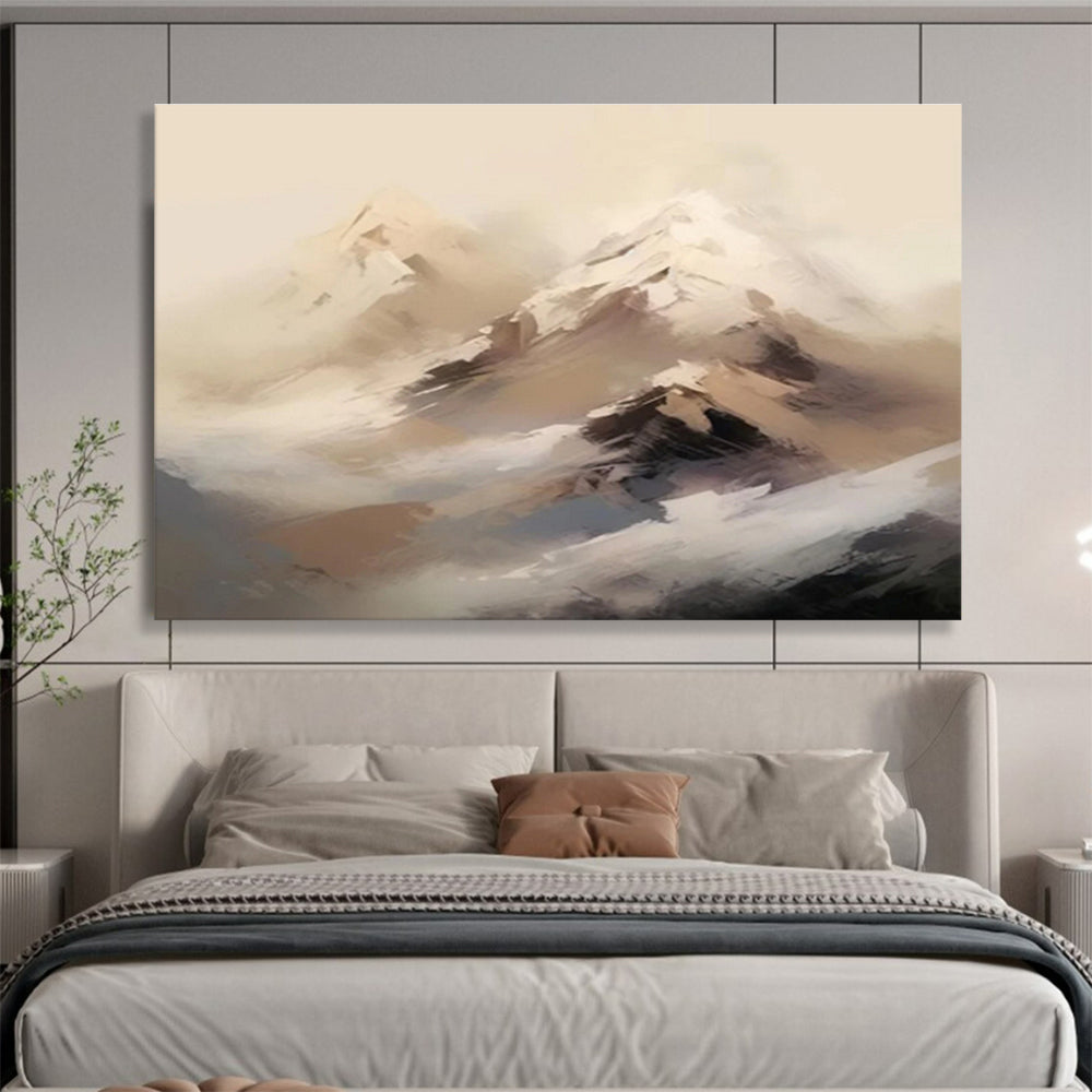 Abstract Mountain Landscape Painting On Canvas DKH325