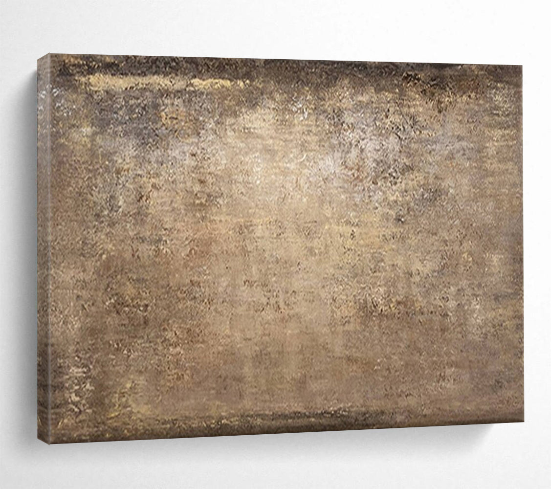 “Bronze Patina” - Warm browns, metallic tones; textured, aged - metal - like abstract surface CT1520