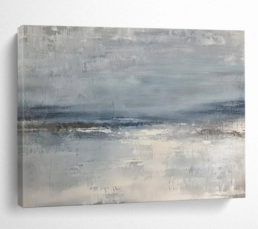 “Gray Sea Haze” - Gray, blue; soft, indistinct coastal scene CT1578