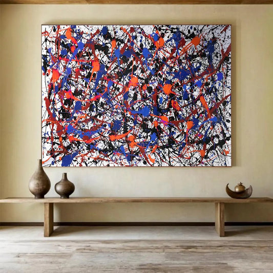 “Chaotic Color Explosion” – Abstract Acrylic Painting CT1728