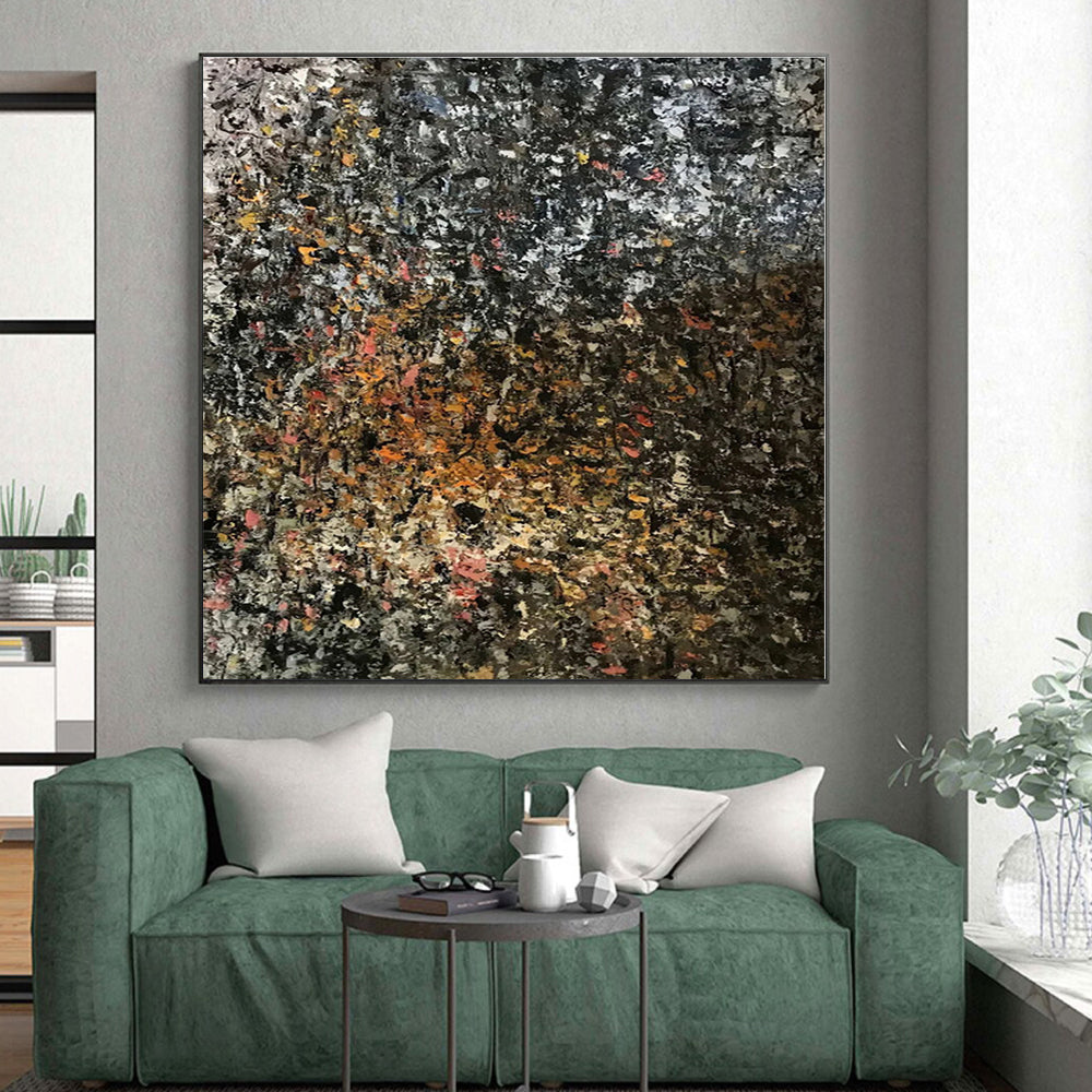 “Colorful Textured Abstraction” - Abstract Expressionist Art CT0462