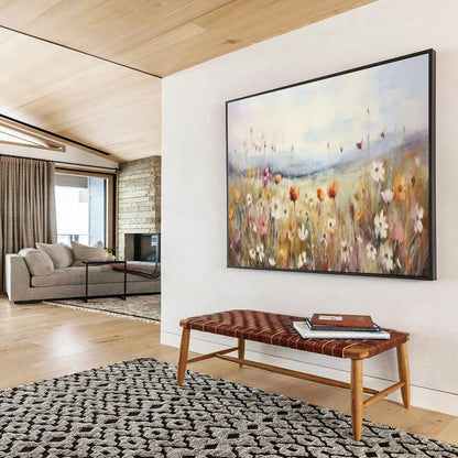 “Wildflower Meadow Magic” – Pinks, yellows, purples in loose, impressionistic floral strokes CT1699