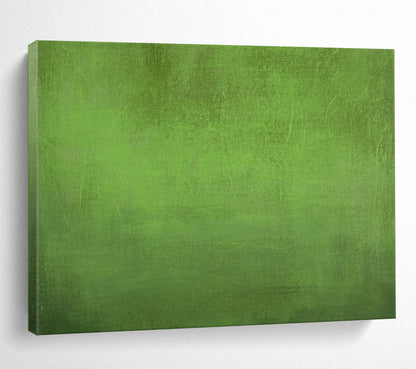 Deep Green Textured Canvas - Earthy Abstract Art CT1792