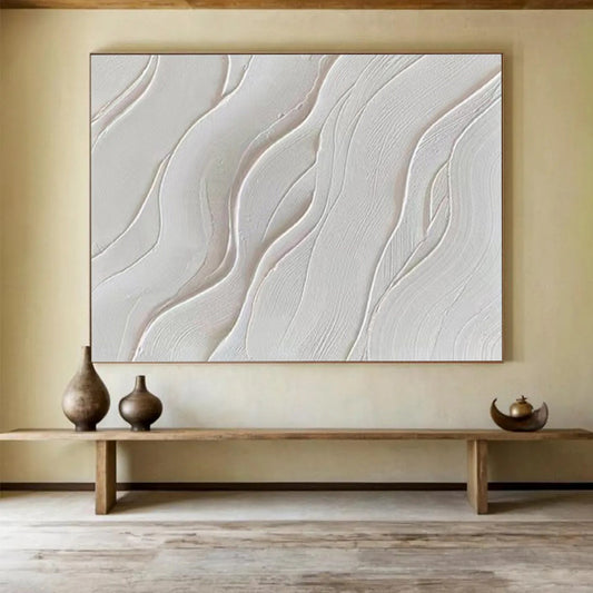“Sculpted Wave Serenity” – Abstract Acrylic Painting CT1733