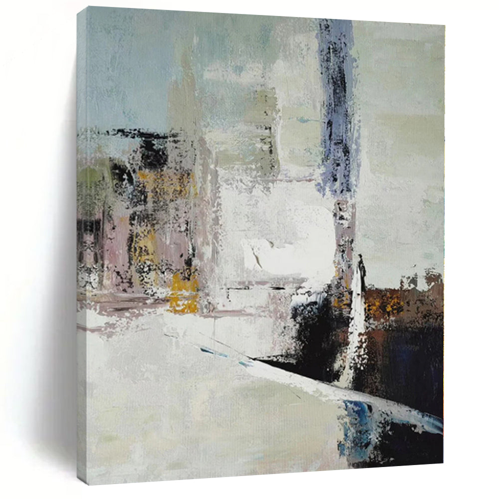 “Multi - Colored Urban Abstract”，Urban Abstract Painting CT0352