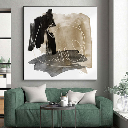 “Mixed Media Earth Tones” Abstract Acrylic Art CT0337