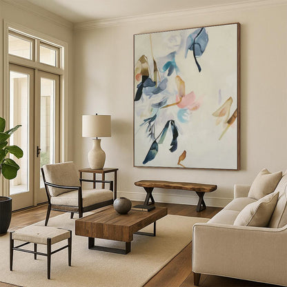 “Pastel Floral Watercolor” - Abstract Floral Art CT0456