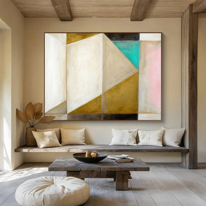 “Golden Ripples” - Shades of gold; textured, curving lines like rippling waves CT1534