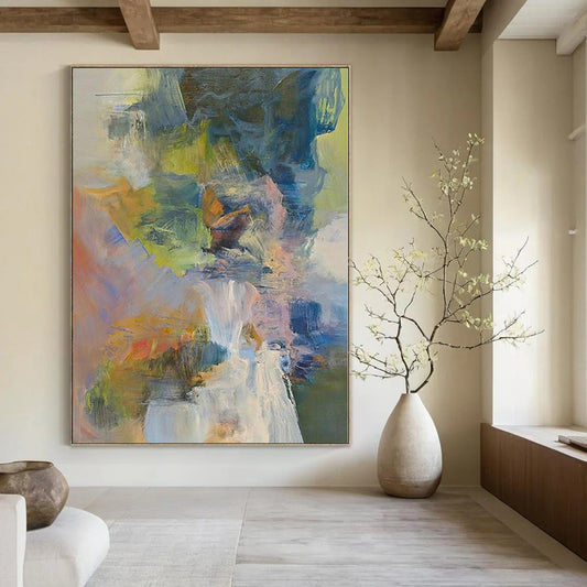 “Colorful Abstract Expression” Acrylic Painting CT0173