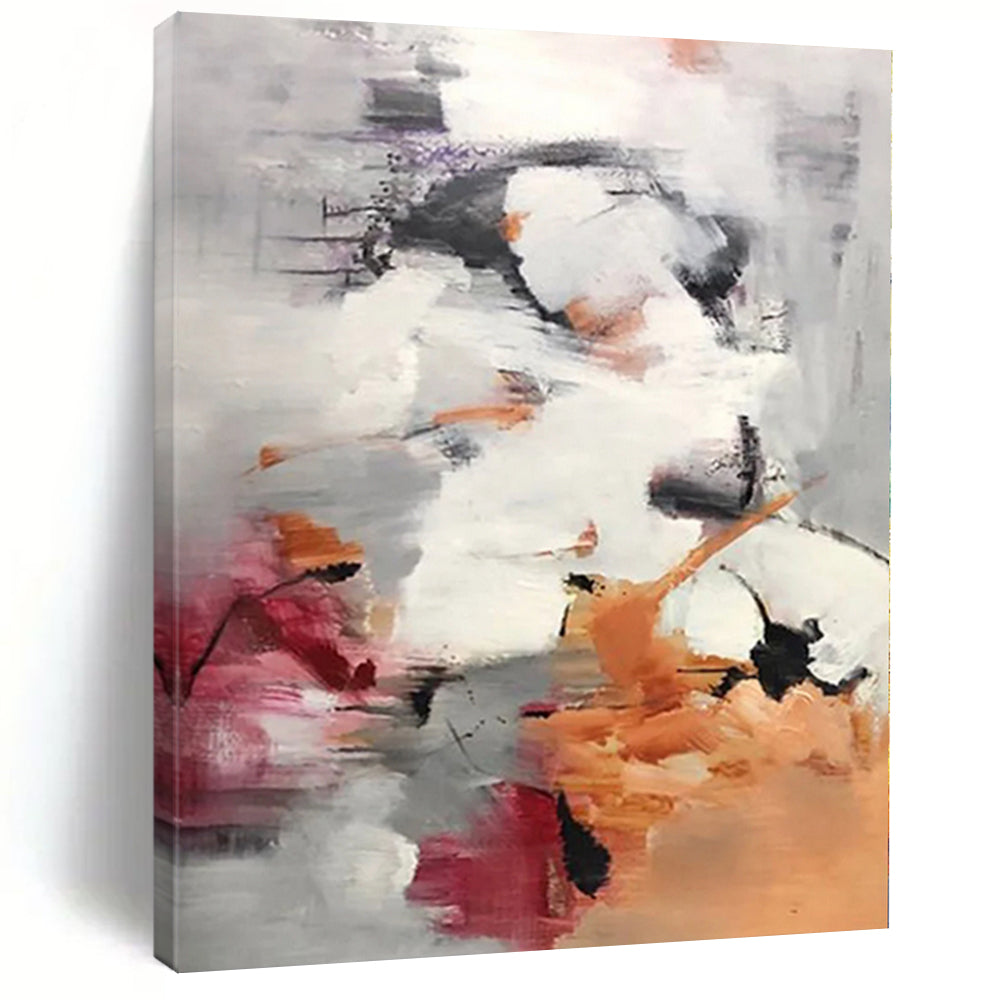 “Vibrant Abstract Collision” Abstract Acrylic Art CT0300