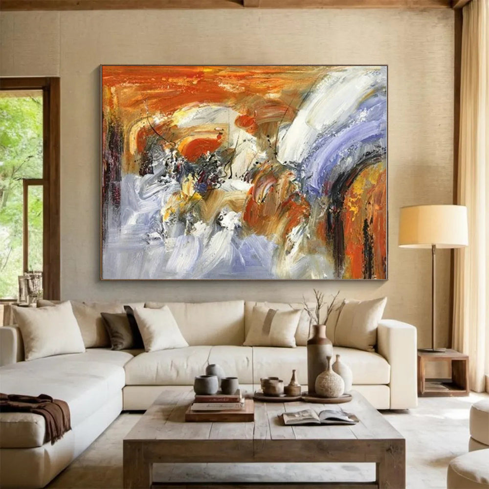 “Colorful Abstract Impasto”，Abstract Impasto Art CT0619