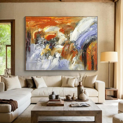 “Colorful Abstract Impasto”，Abstract Impasto Art CT0619