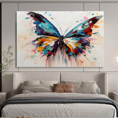 “Colorful Butterfly” - A 3D - like butterfly with vibrant color blocks CT1642
