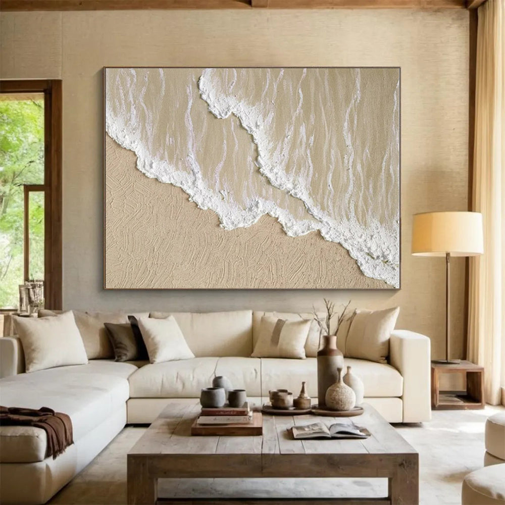 “3D Beach Wave Texture”，Textured Landscape Style CT0662