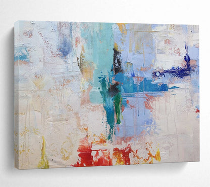 “Color Splash Rhapsody” – Abstract Expressionist Acrylic Painting CT1739