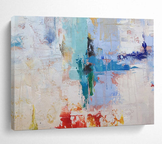 “Color Splash Rhapsody” – Abstract Expressionist Acrylic Painting CT1739