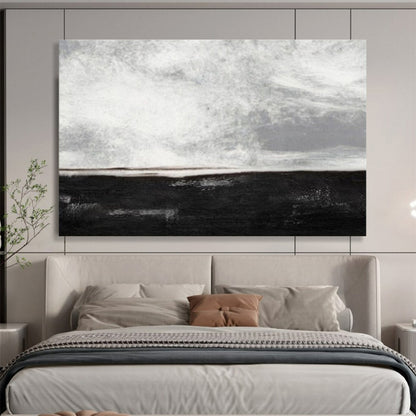 Monochromatic seascape with a dark horizon and light sky CT1666