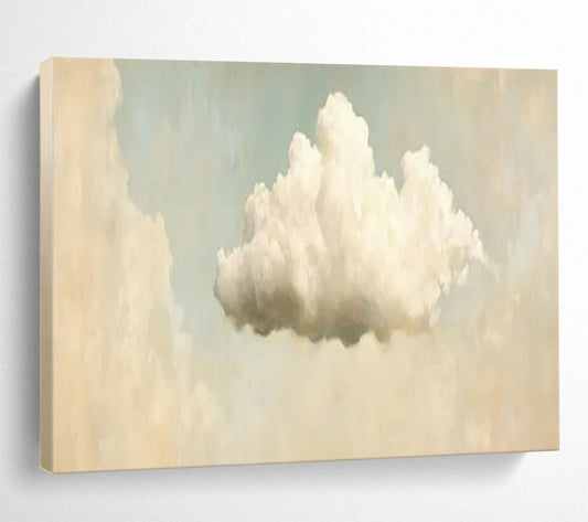“Lone Cloud Dream” – Soft whites, creams, light blues centered on a fluffy, isolated cloud CT1698