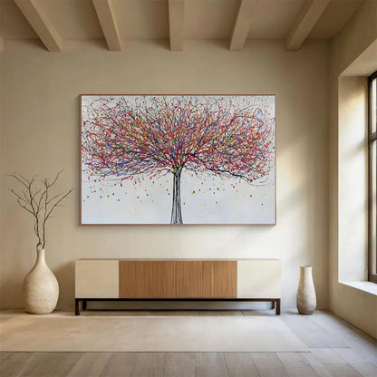 “Rainbow Canopy Tree” – Abstract Acrylic Painting CT1727