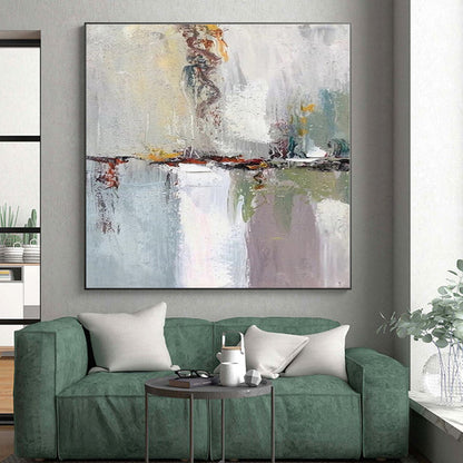 “Colorful Abstract Reflection Scene” - Abstract Expressionist Landscape CT0403