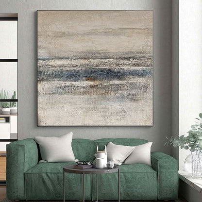 “Neutral Textured Layers” - Abstract Work with Grays, Blues, Browns CT0099