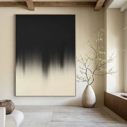 “Black - White Gradient” Ink Wash Art CT0156