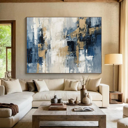 “Urban Abstract Fusion” – Abstract Cityscape Acrylic Painting CT1706