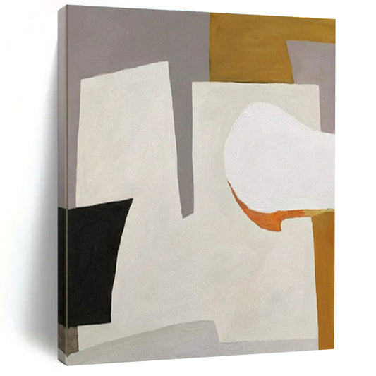 “Morandi Color Block Collage”，Minimalist Abstract Style CT0655
