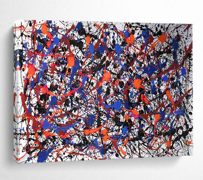 “Chaotic Color Explosion” – Abstract Acrylic Painting CT1728