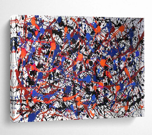 “Chaotic Color Explosion” – Abstract Acrylic Painting CT1728