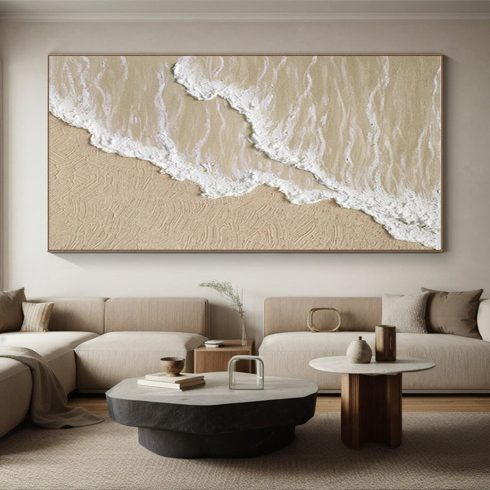 “3D Beach Wave Texture”，Textured Landscape Style CT0662