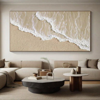 “3D Beach Wave Texture”，Textured Landscape Style CT0662
