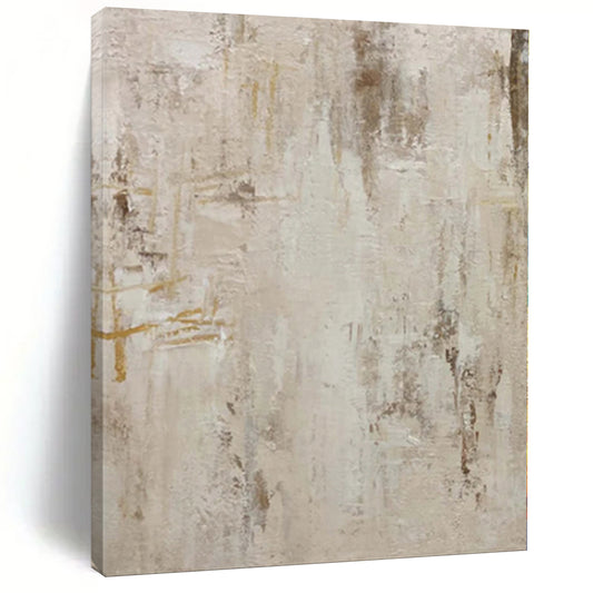“Neutral Textured Morning Haze” Acrylic Painting CT0135